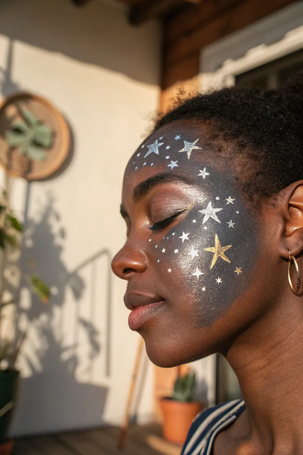 Embrace the night sky with a touch of celestial elegance. ✨ #StarryNightBeauty