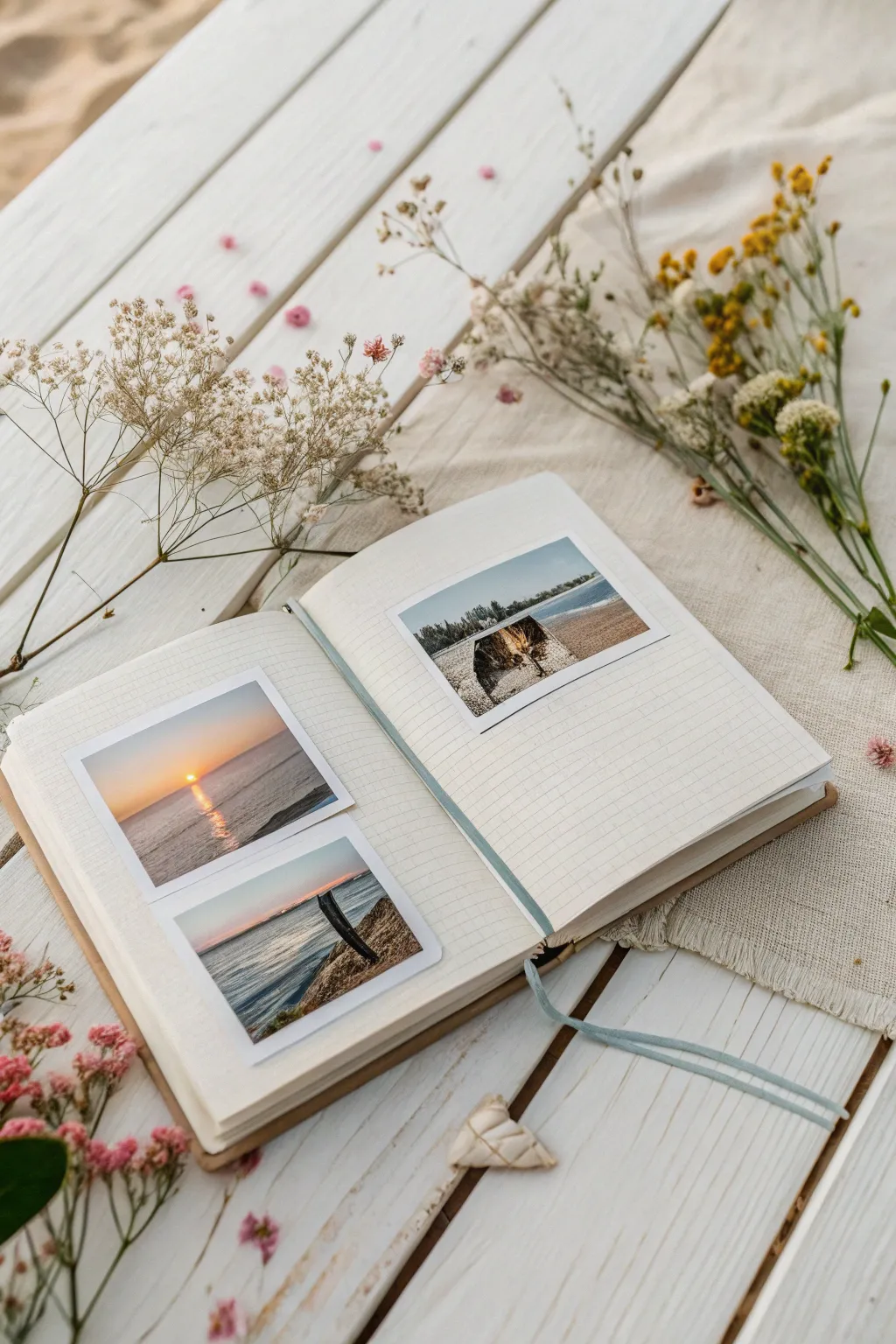 Capture your summer story with instant photos and a touch of boho elegance.