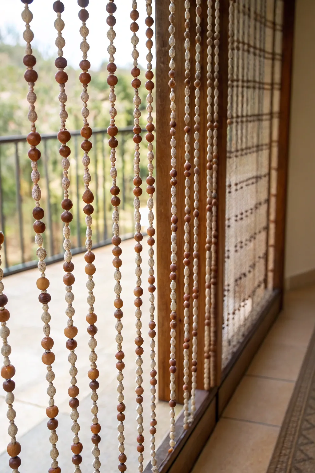 Revive the 70s charm with a modern twist: handcrafted beaded curtains that soothe the soul.