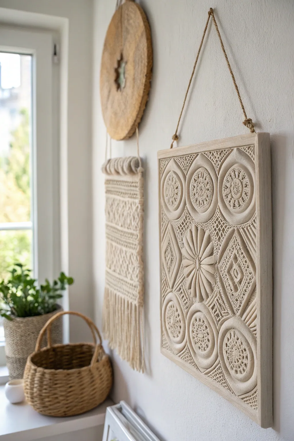 Discover the joy of creating your own textured clay masterpiece—perfect for adding a touch of natural elegance to your space.