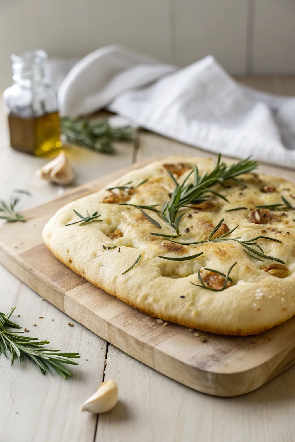 Elevate your Thanksgiving with the rustic elegance of rosemary garlic focaccia.