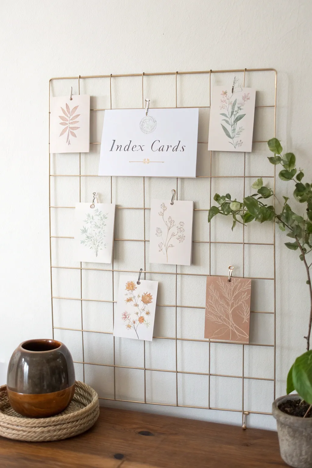 Transform your space with a rotating art display, showcasing the beauty of simplicity and nature.