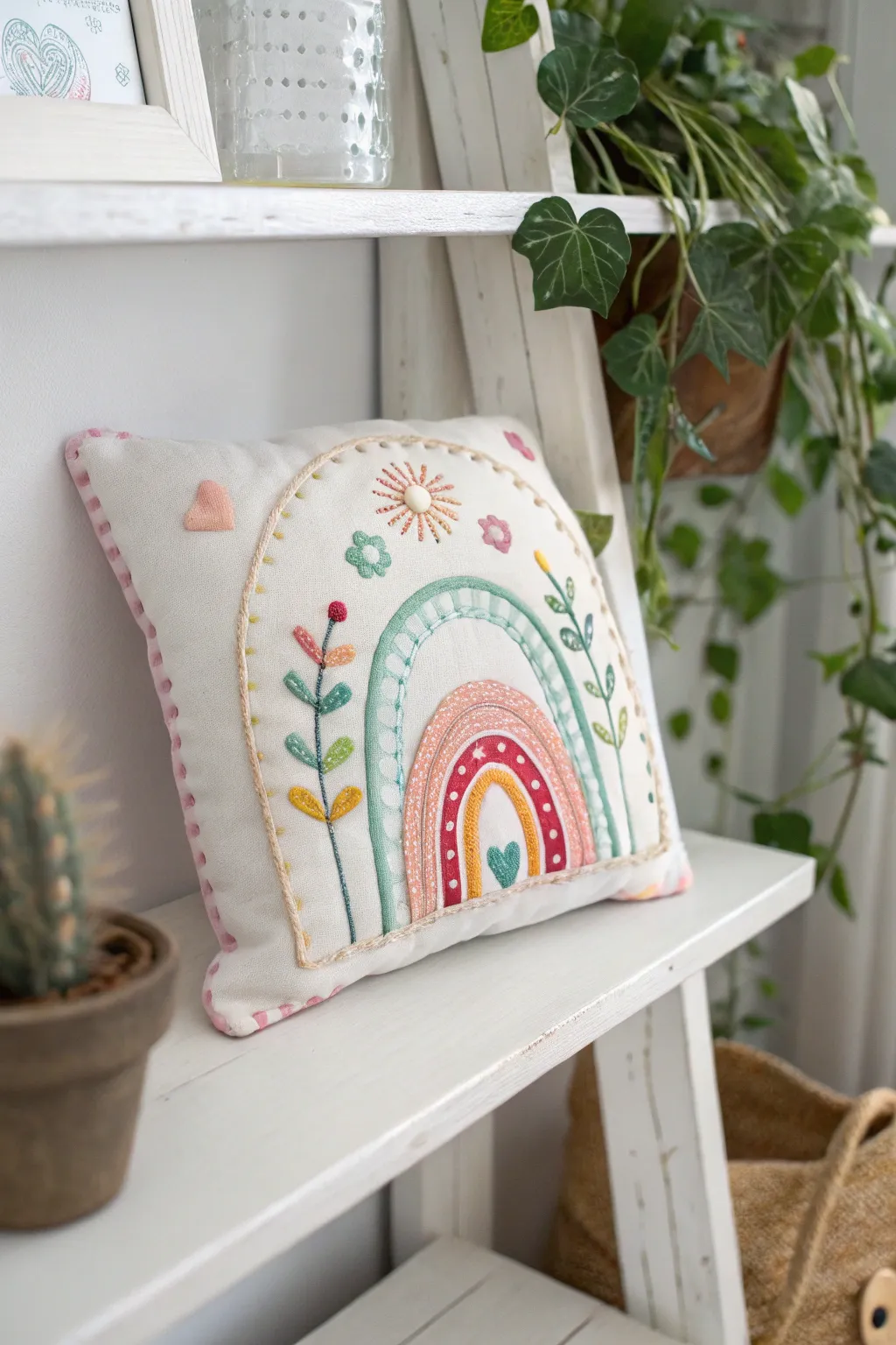 Capture the magic of the tooth fairy with this charming, handcrafted pillow—where vibrant patterns meet minimalist elegance.