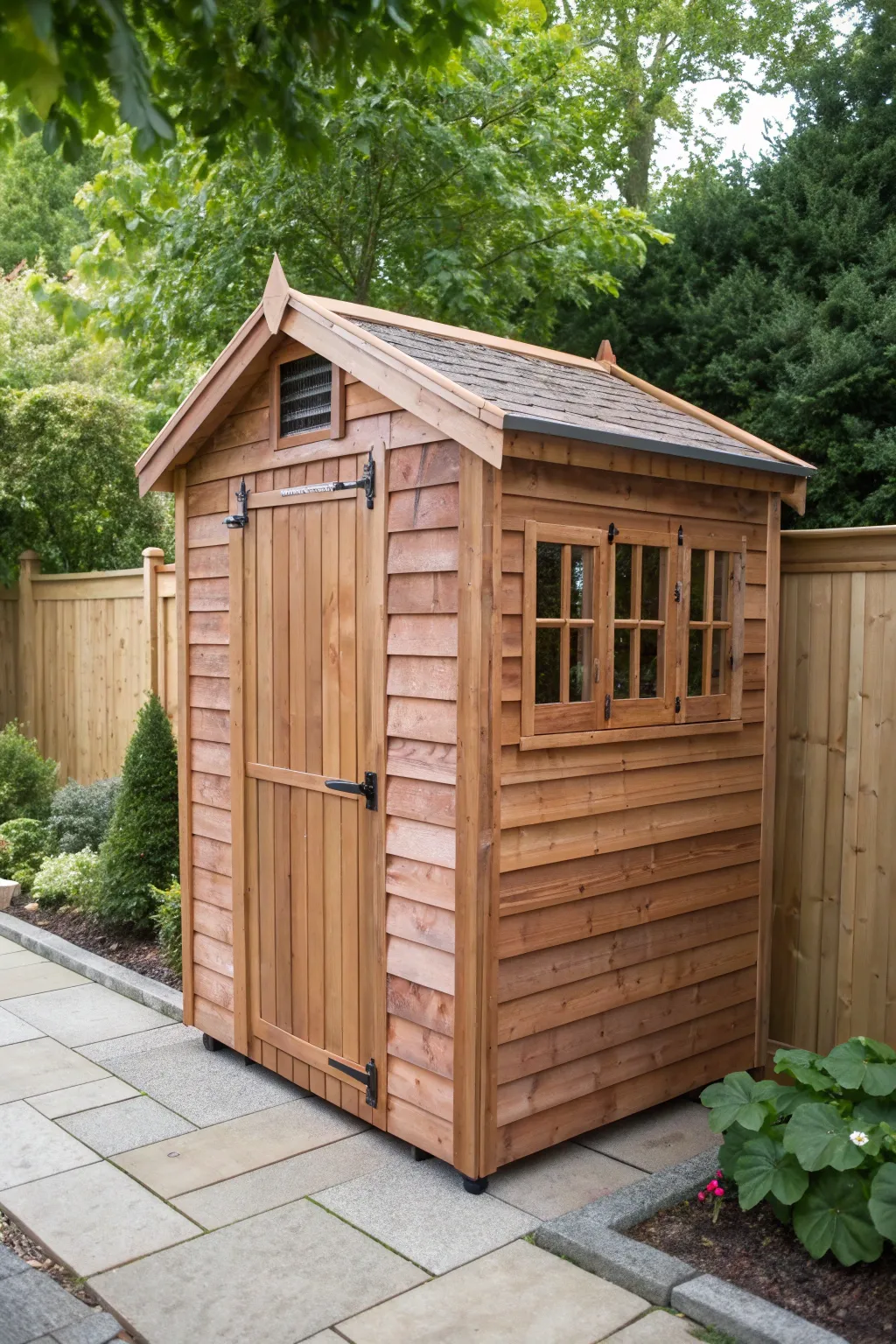 Elevate your outdoor space with a stylish, handcrafted shed that blends functionality with superior design.