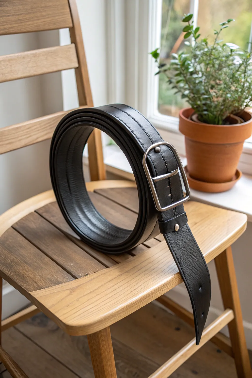 Revive your style with a touch of retro charm: a unique belt crafted from vintage vinyl records.