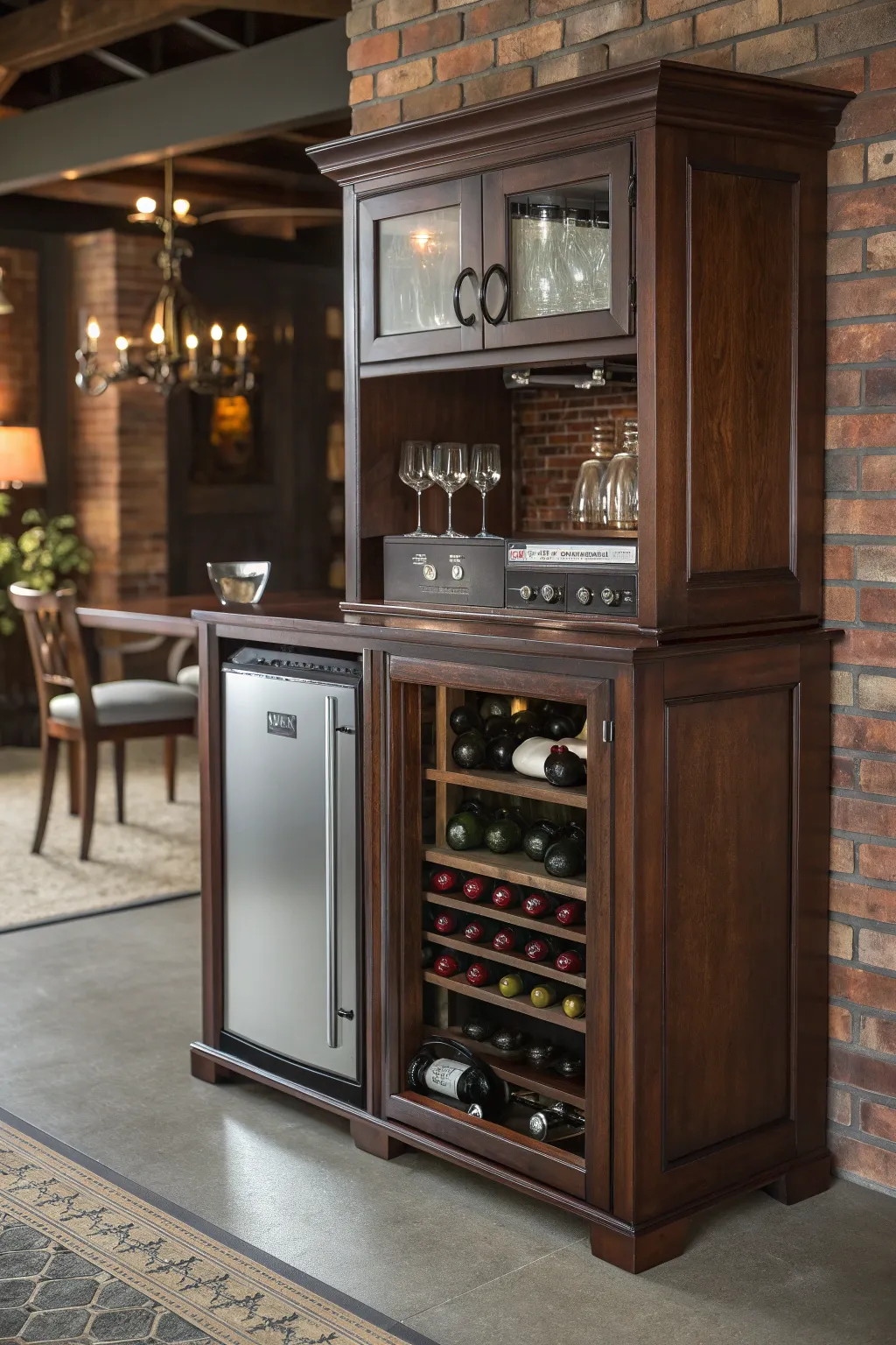 Transform your vintage TV cabinet into a Wine Lover's Delight — the ultimate blend of style and functionality!