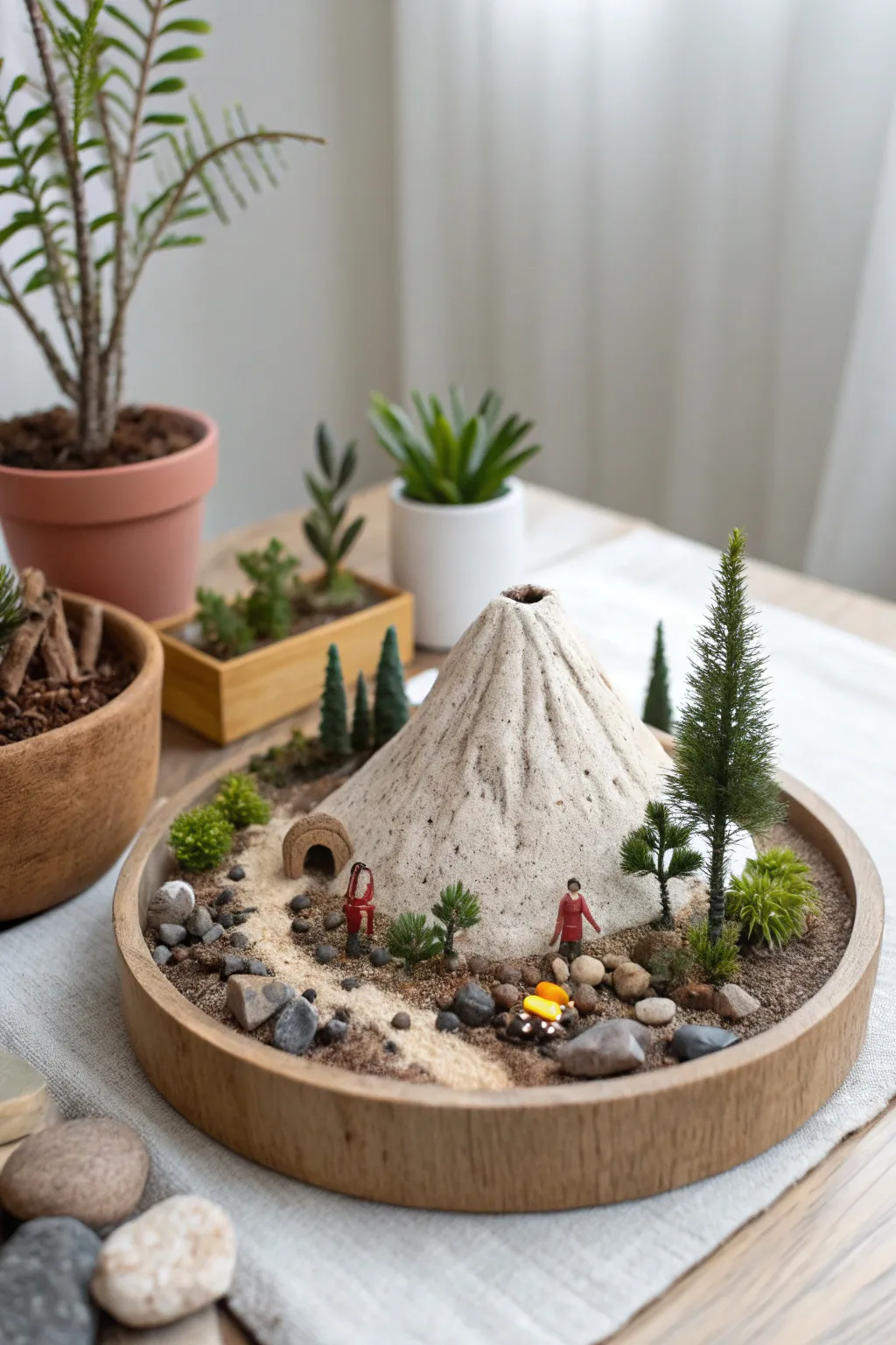 Capture nature's wonder with a handcrafted volcano diorama—where simplicity meets storytelling.