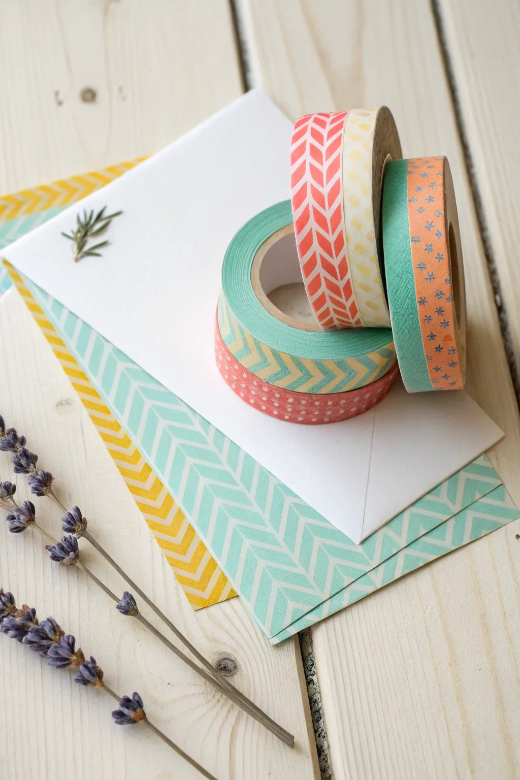 Unleash your creativity with vibrant washi tapes for a card that feels like a joyful celebration!