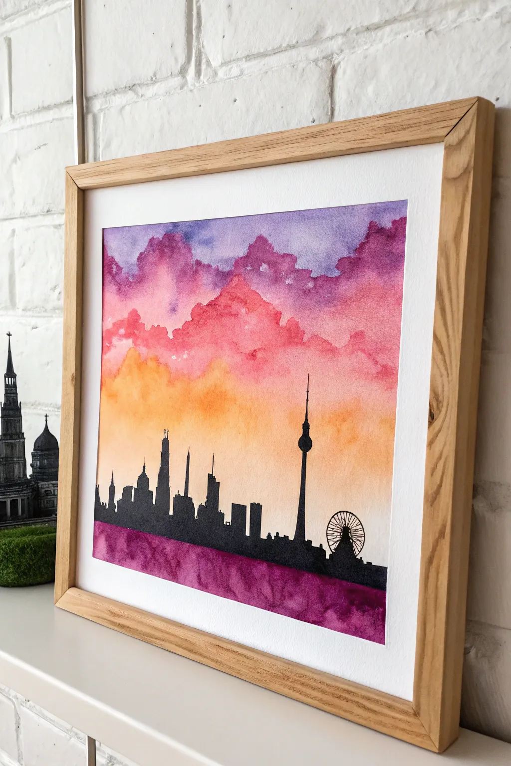 Transform your cityscape into a dreamy watercolor masterpiece!