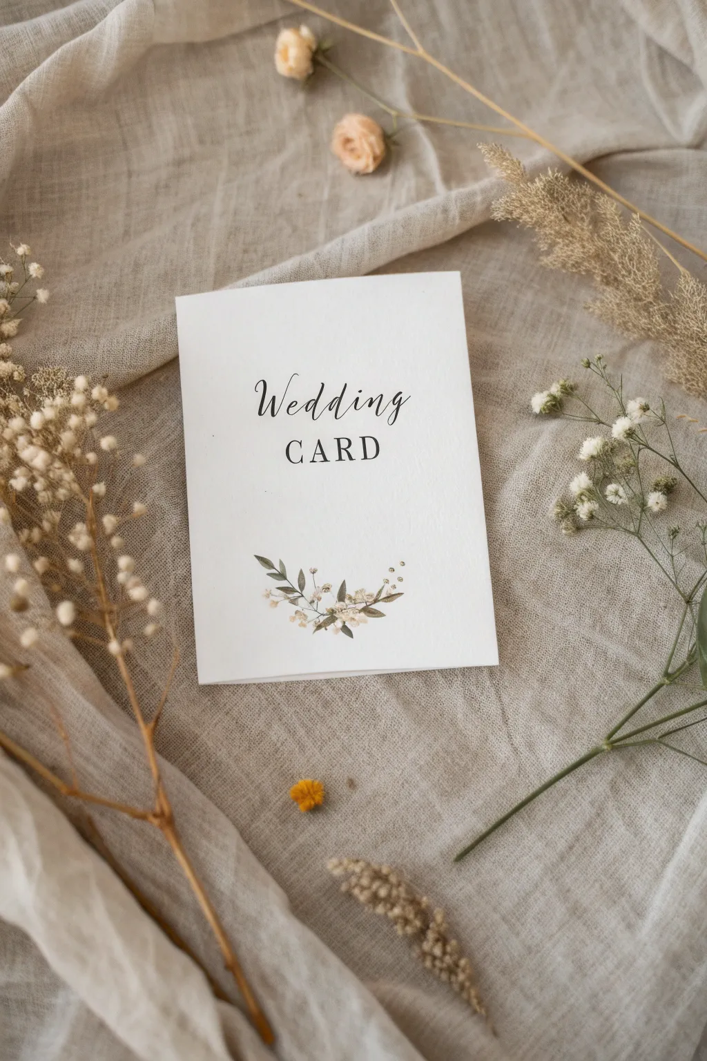 Celebrate your special day with the timeless elegance of calligraphy, blending simplicity with artistic flair.