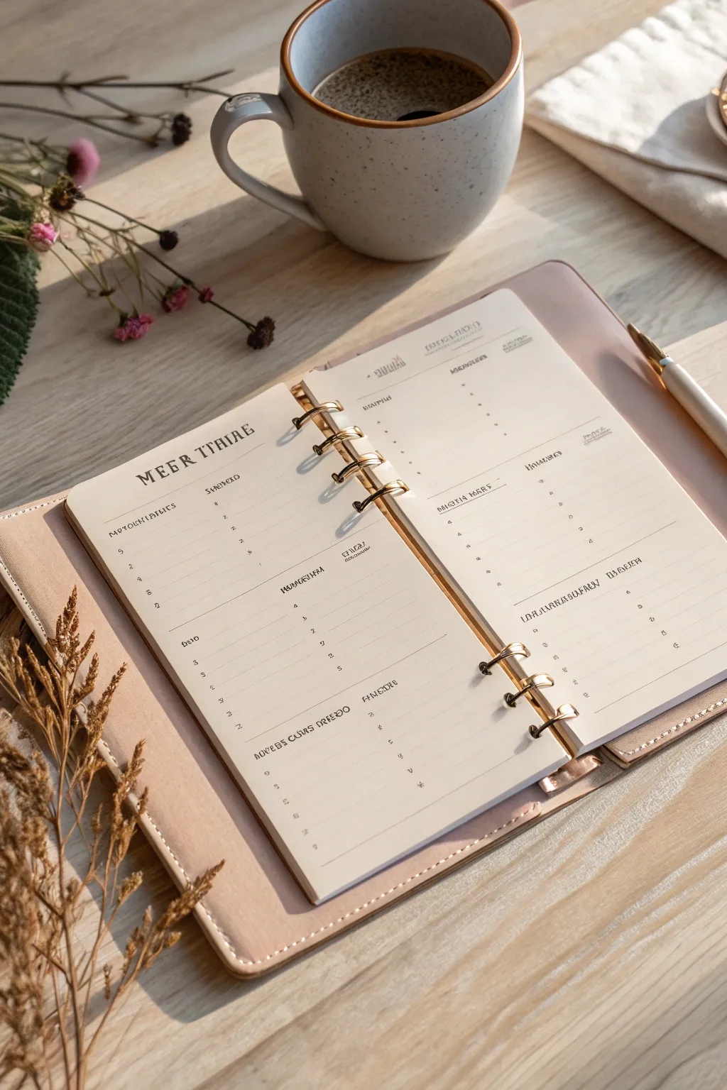 Elevate your planning with a touch of elegance: prioritize what matters most.