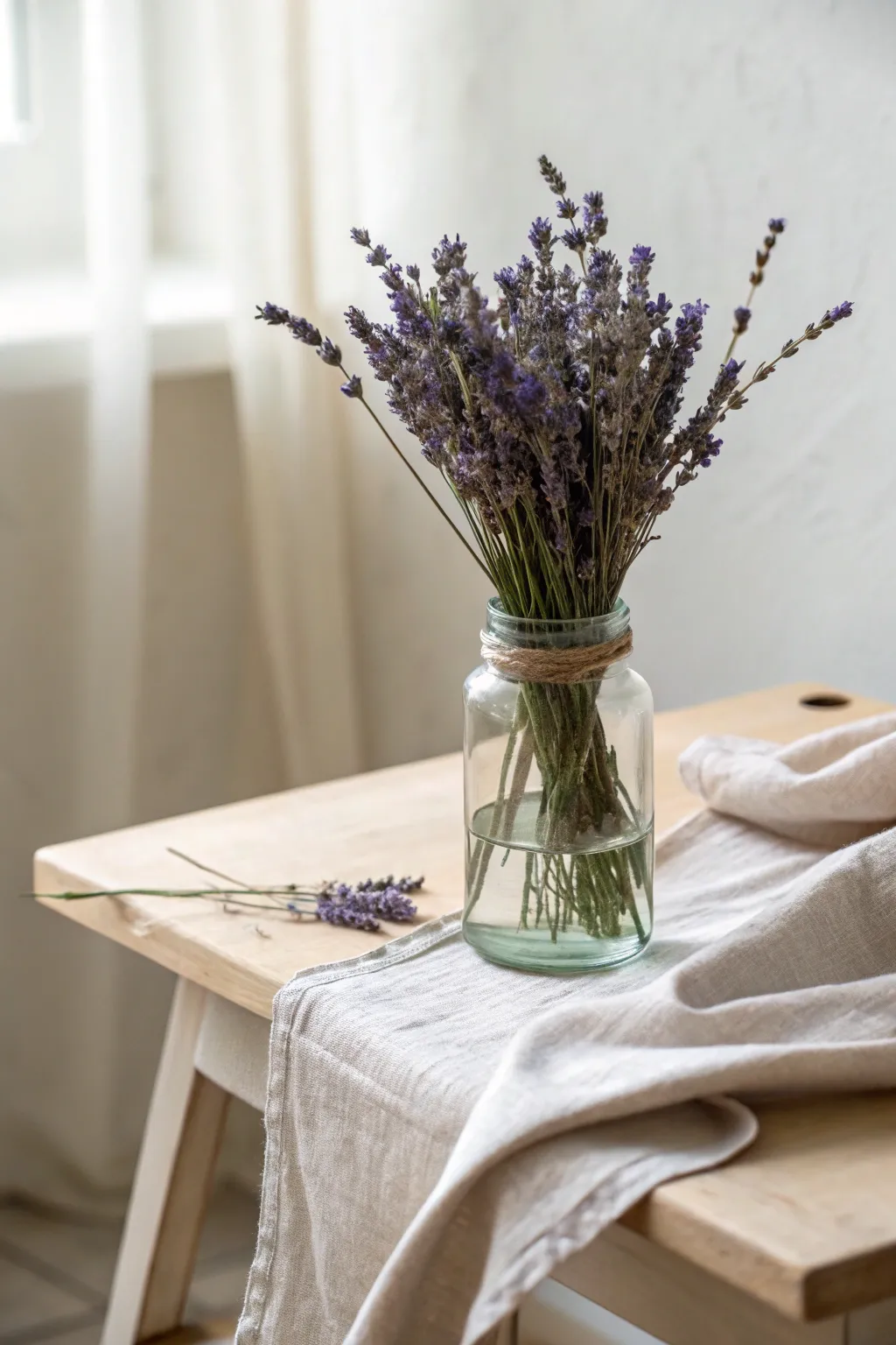 Embrace natural elegance with a touch of lavender charm.