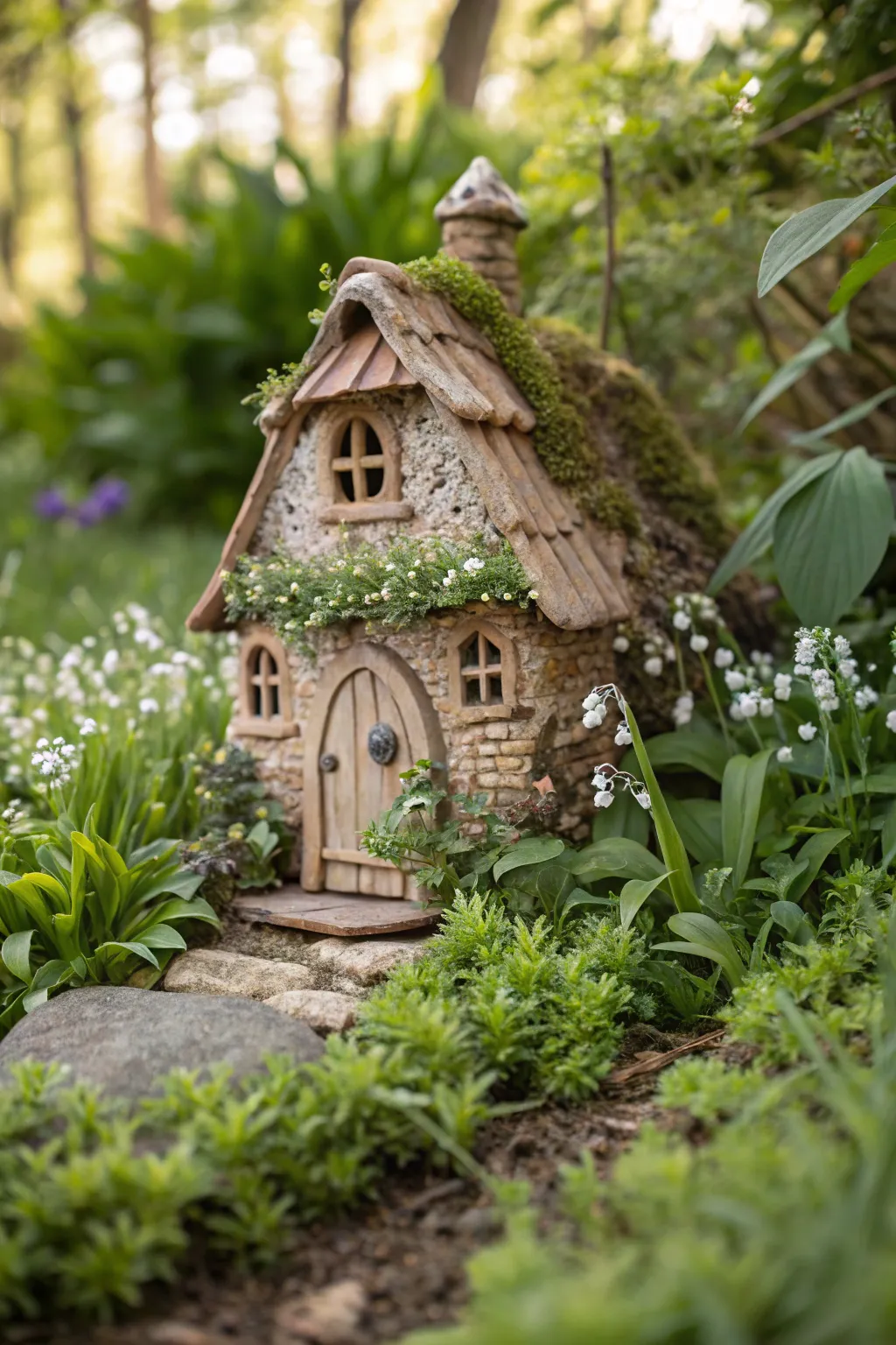 Discover a magical garden haven where whimsy meets nature's embrace. 🌿🏡✨