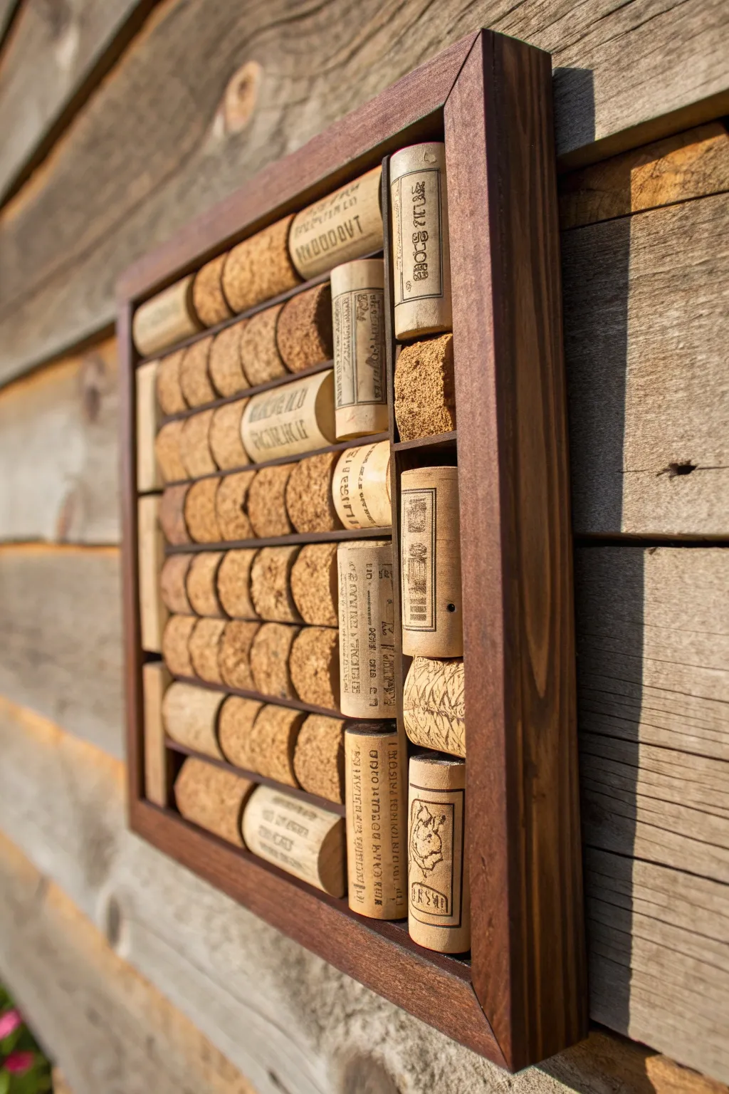 Elevate your workspace with a bespoke whiskey cork bulletin board, where creativity meets craftsmanship.