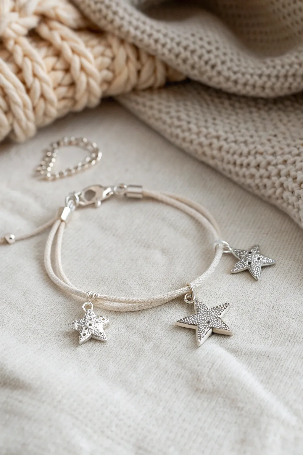 Adorn your wrist with the enchanting beauty of a winter night sky. ✨ #MinimalistElegance #BohoChic
