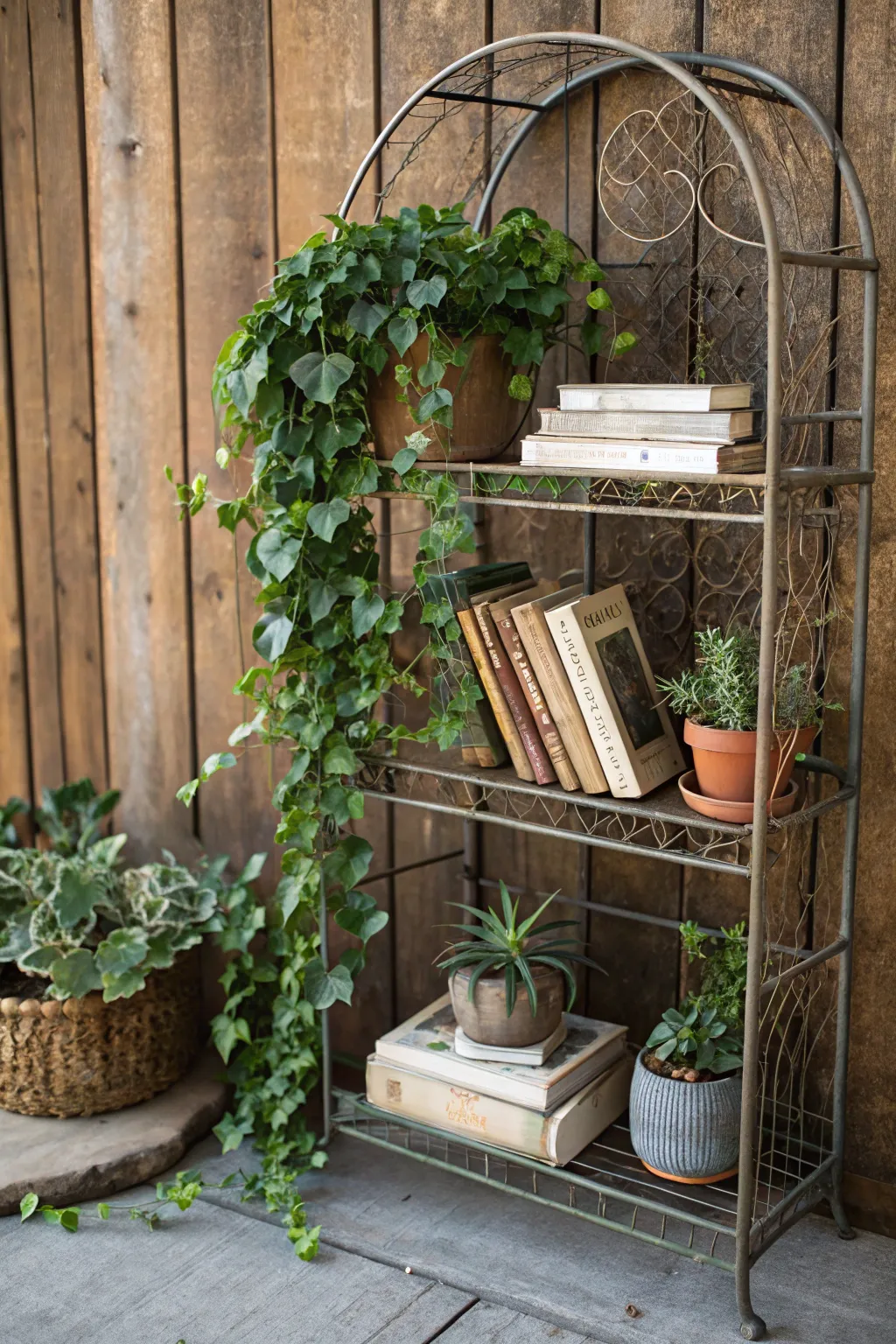Transform your wire bookshelf into a Plant Paradise, where nature meets craftsmanship.