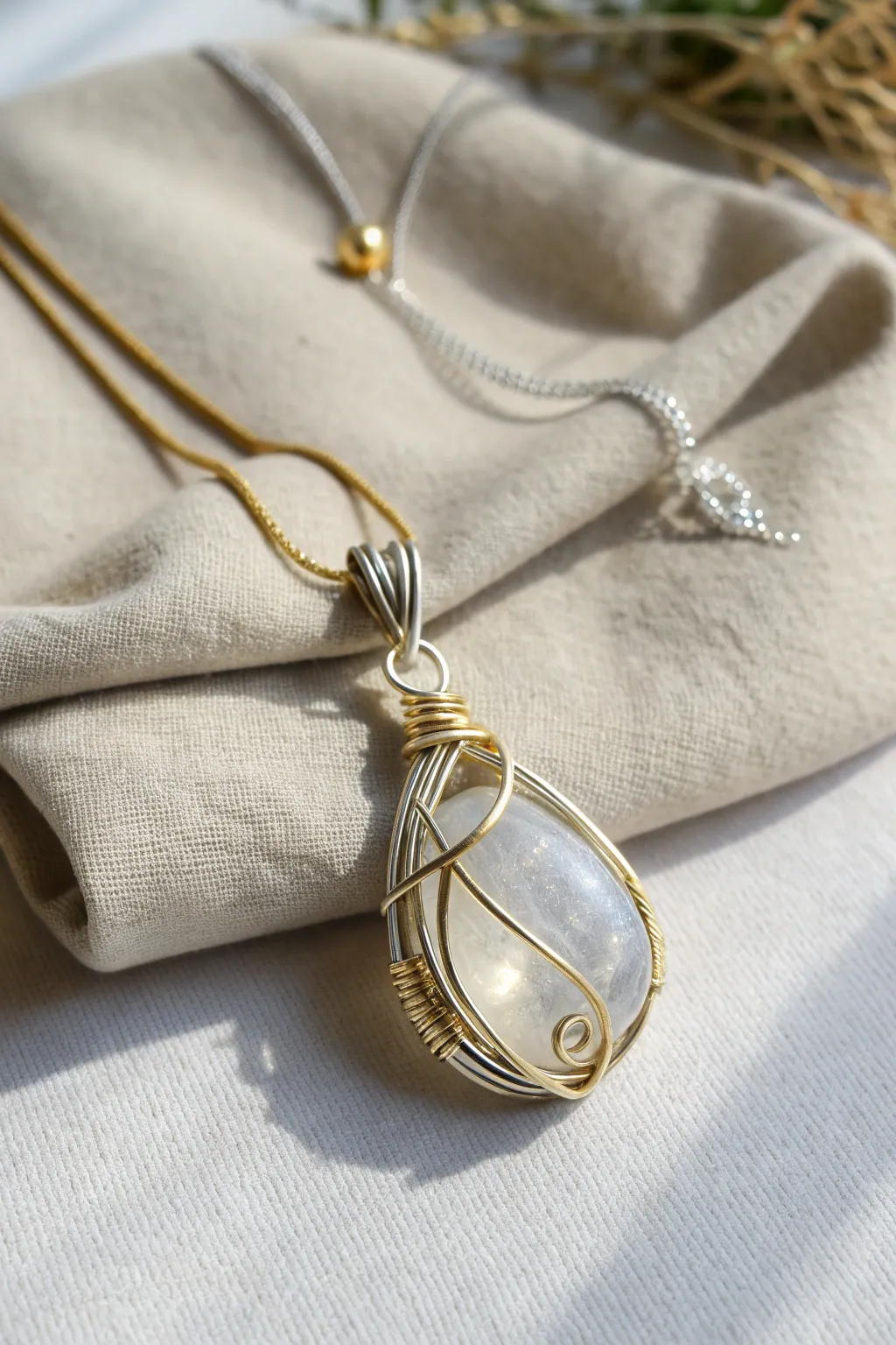 Discover the art of wire wrapping – where simplicity meets elegance in every twist.