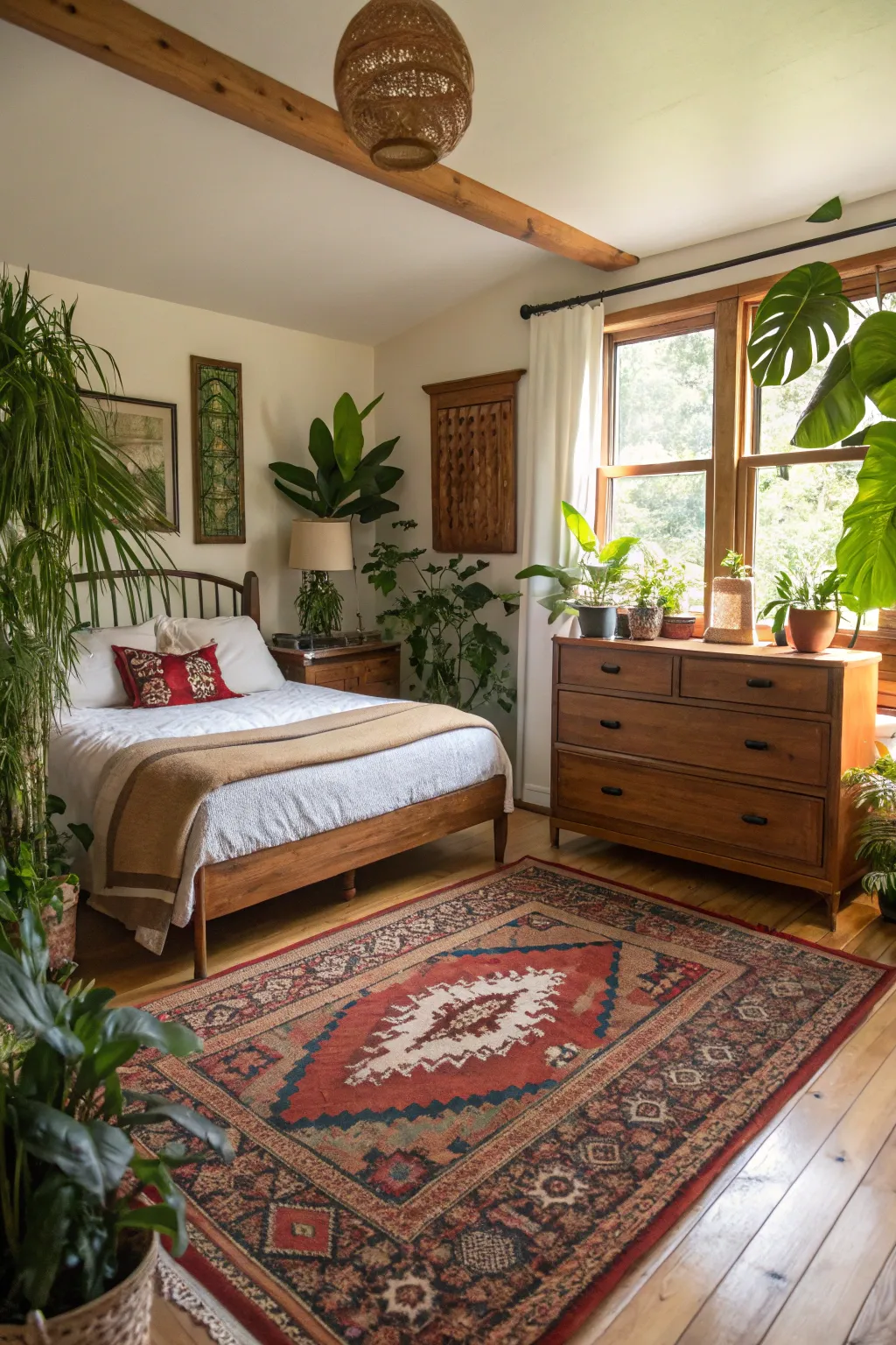 Eclectic decor adds depth and coziness to your space.