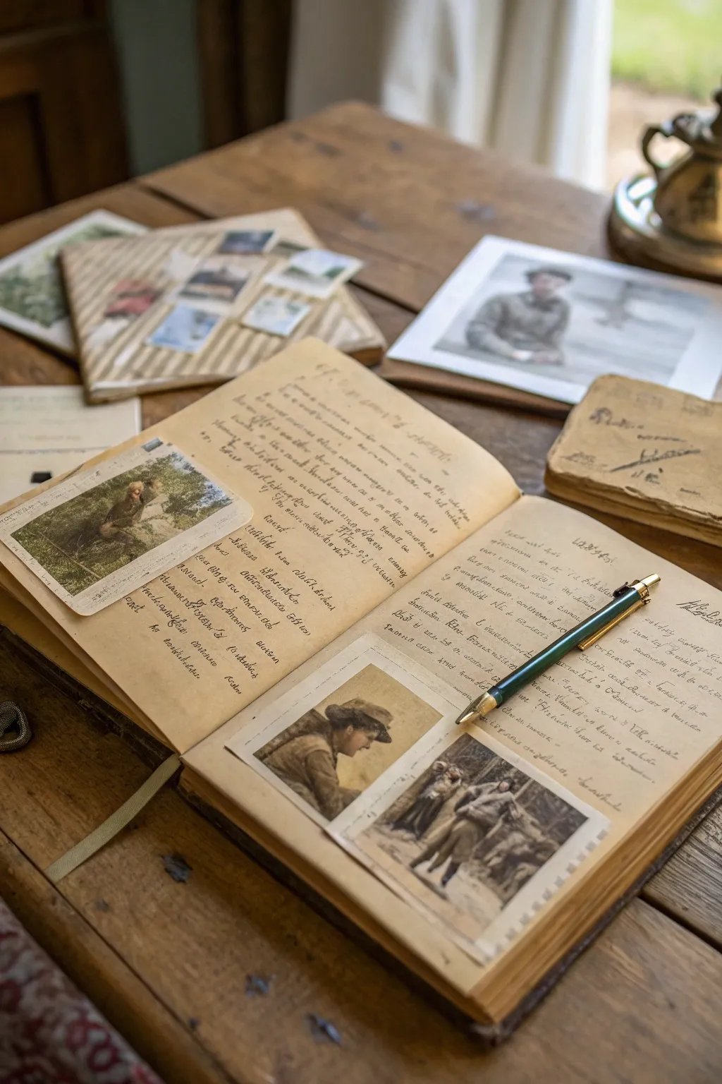 Dive into the personal tales of history with a handcrafted Soldier Story Scrapbook, where each page whispers a soldier's journey.