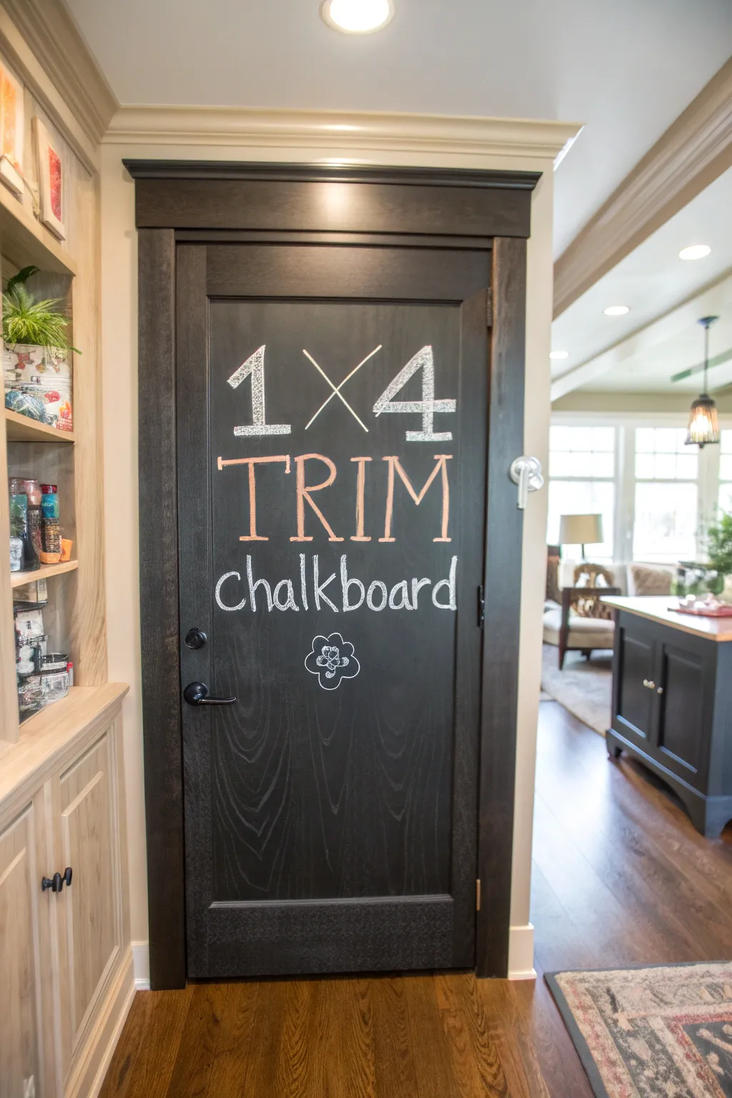 Unlock creativity with chalkboard trim: where craftsmanship meets fun!