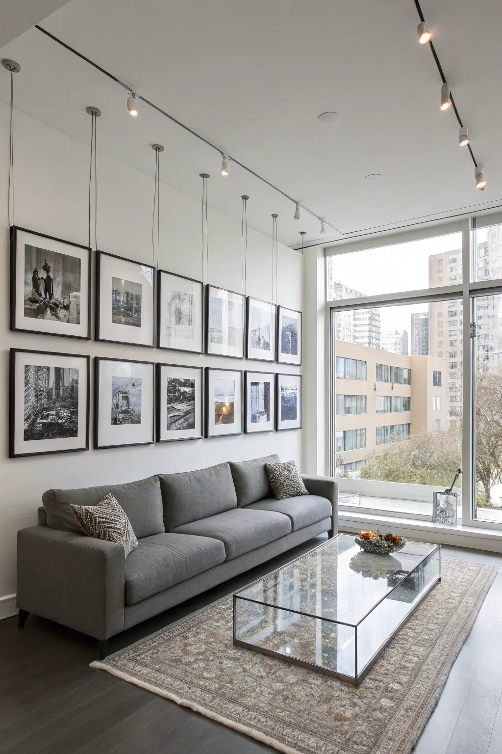 Achieve a modern look with floating frames.