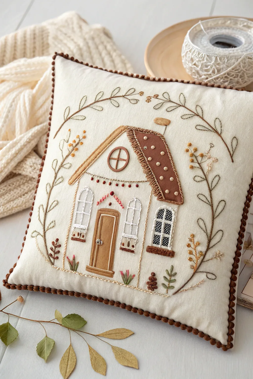 Add a touch of home with these charming cottage appliques – perfect for your cozy corners.