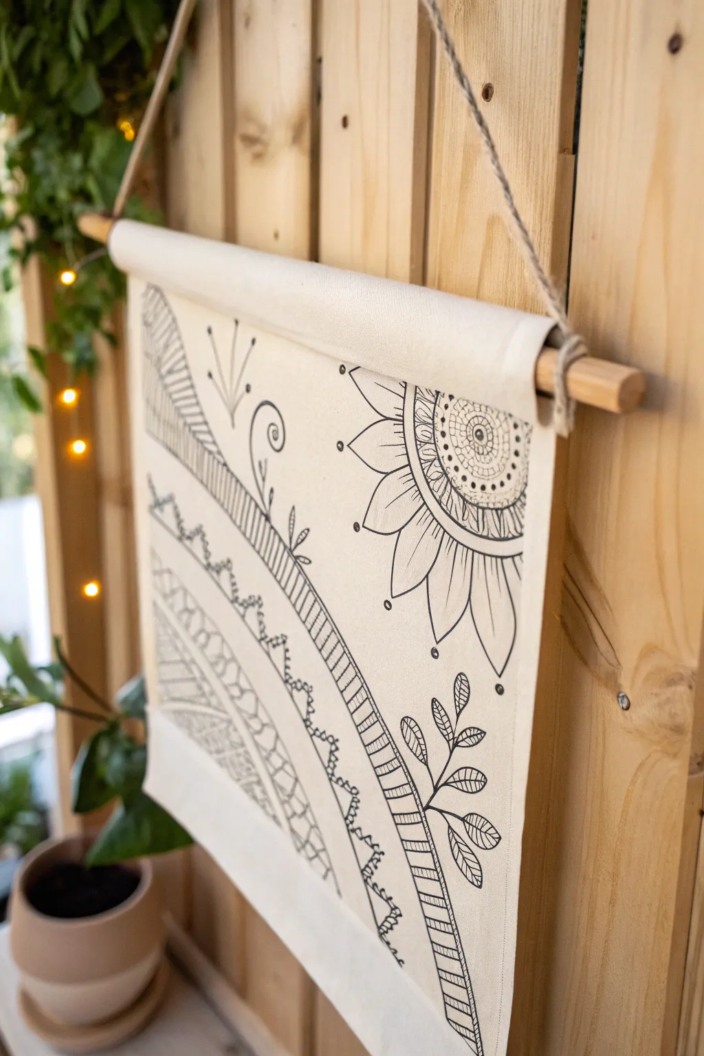 Discover the art of simplicity with this exquisite doodled banner, a testament to creativity and craftsmanship.