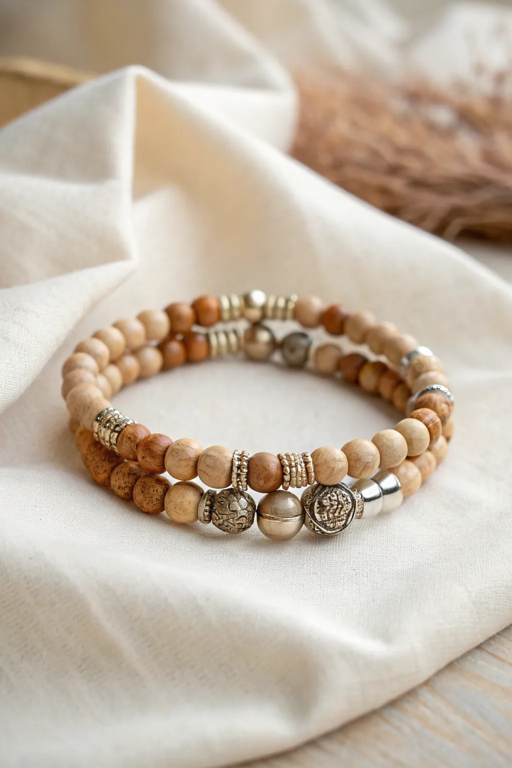 Wrap your wrist in elegance with this stunning memory wire bracelet, where simplicity meets boho charm.