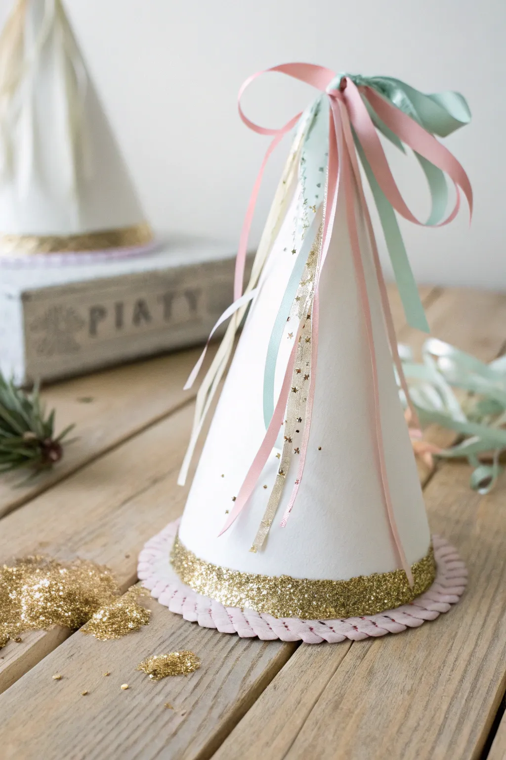Craft your own whimsical party hat and let creativity shine at your next celebration!