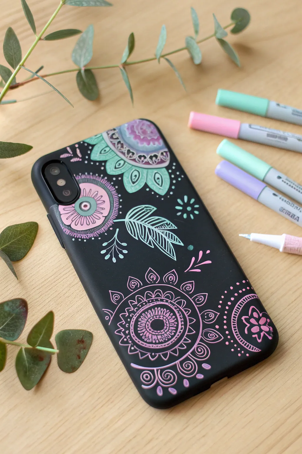 Transform your phone case into a canvas of creativity with playful pastel doodles!