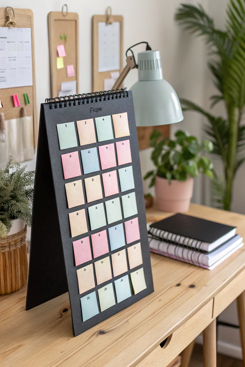 Stay stylishly organized with a chic DIY calendar—where minimalism meets boho charm!