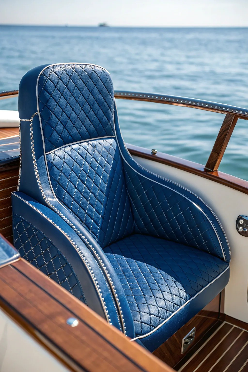 Elevate your boat's style with a touch of ocean-inspired blue.