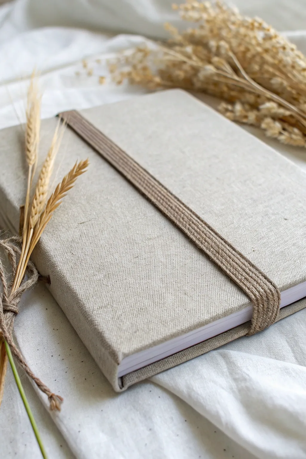 Embrace flexibility with elegant elastic binding, perfect for your creative journey.