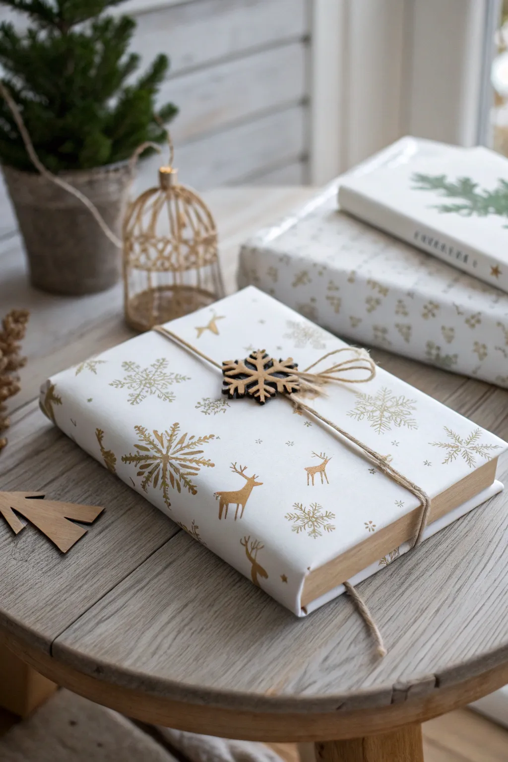 Elevate your gift-giving with minimalist holiday wrapping that speaks to the heart. 🎁✨