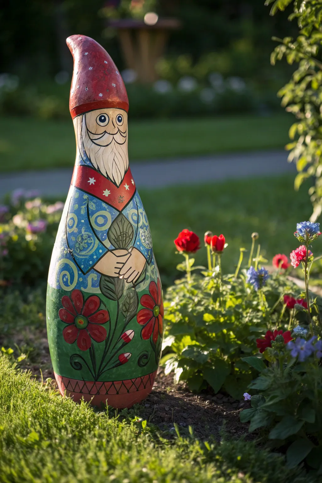 Transform your garden with this charming gnome, where craftsmanship meets whimsy.