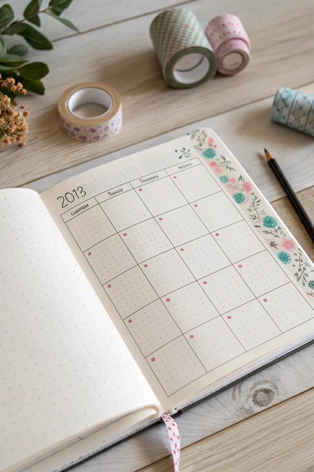 Elevate your bullet journal with a touch of washi tape magic—simplicity meets style in every strip.