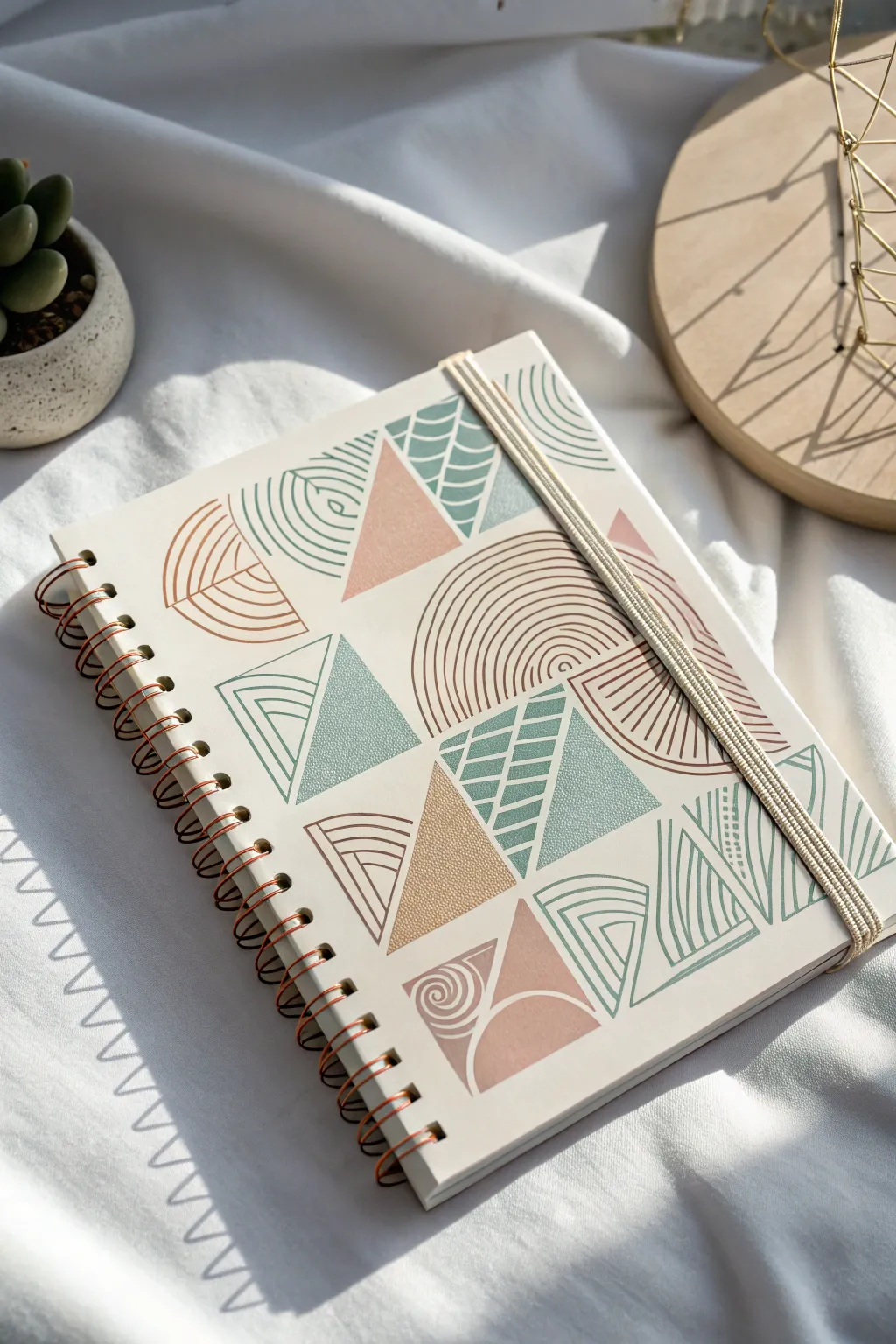 Embrace the calm in chaos with abstract artistry on your journal cover.
