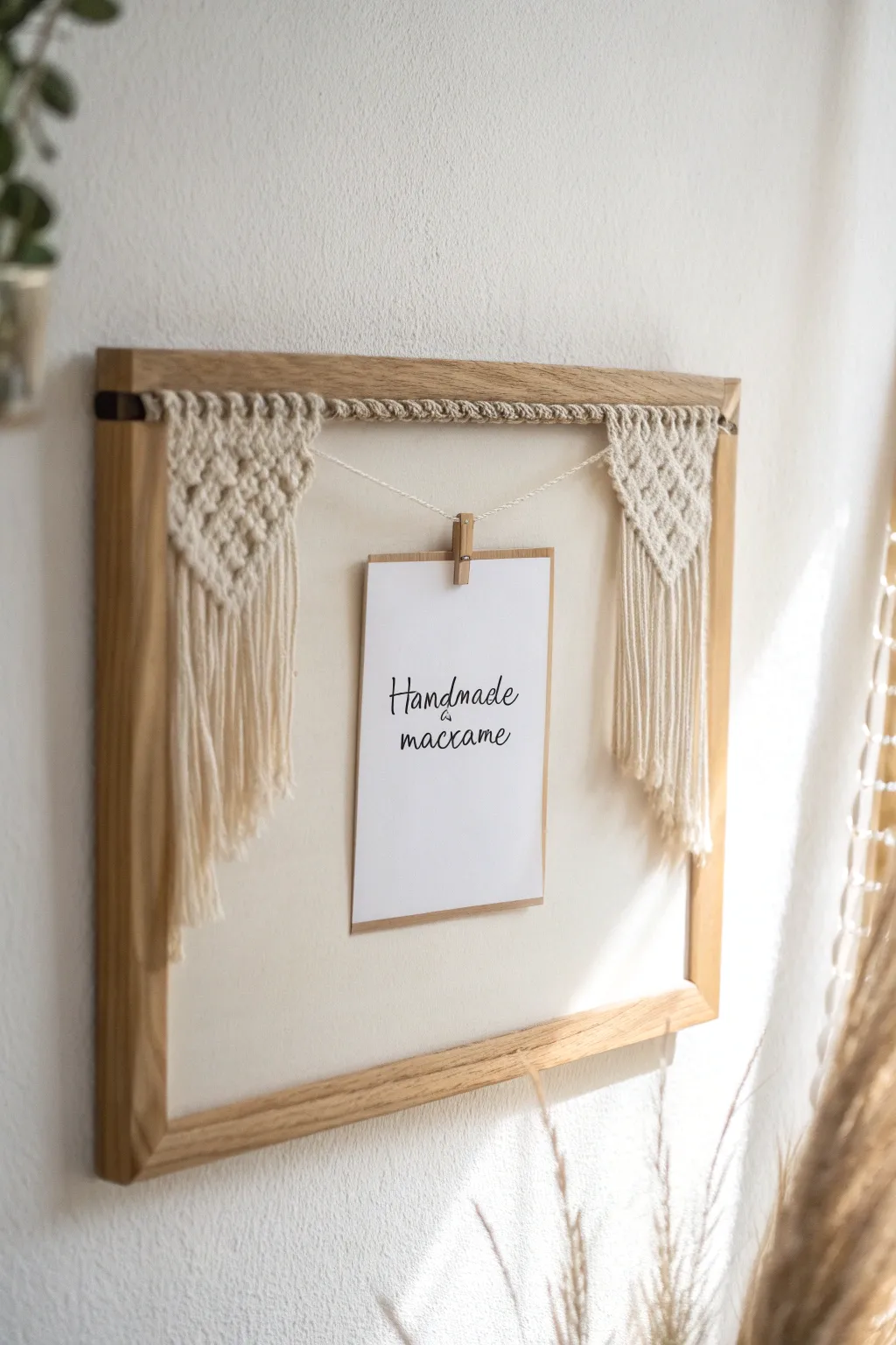 Embrace simplicity and inspiration with this beautifully crafted bulletin board featuring a touch of boho elegance.