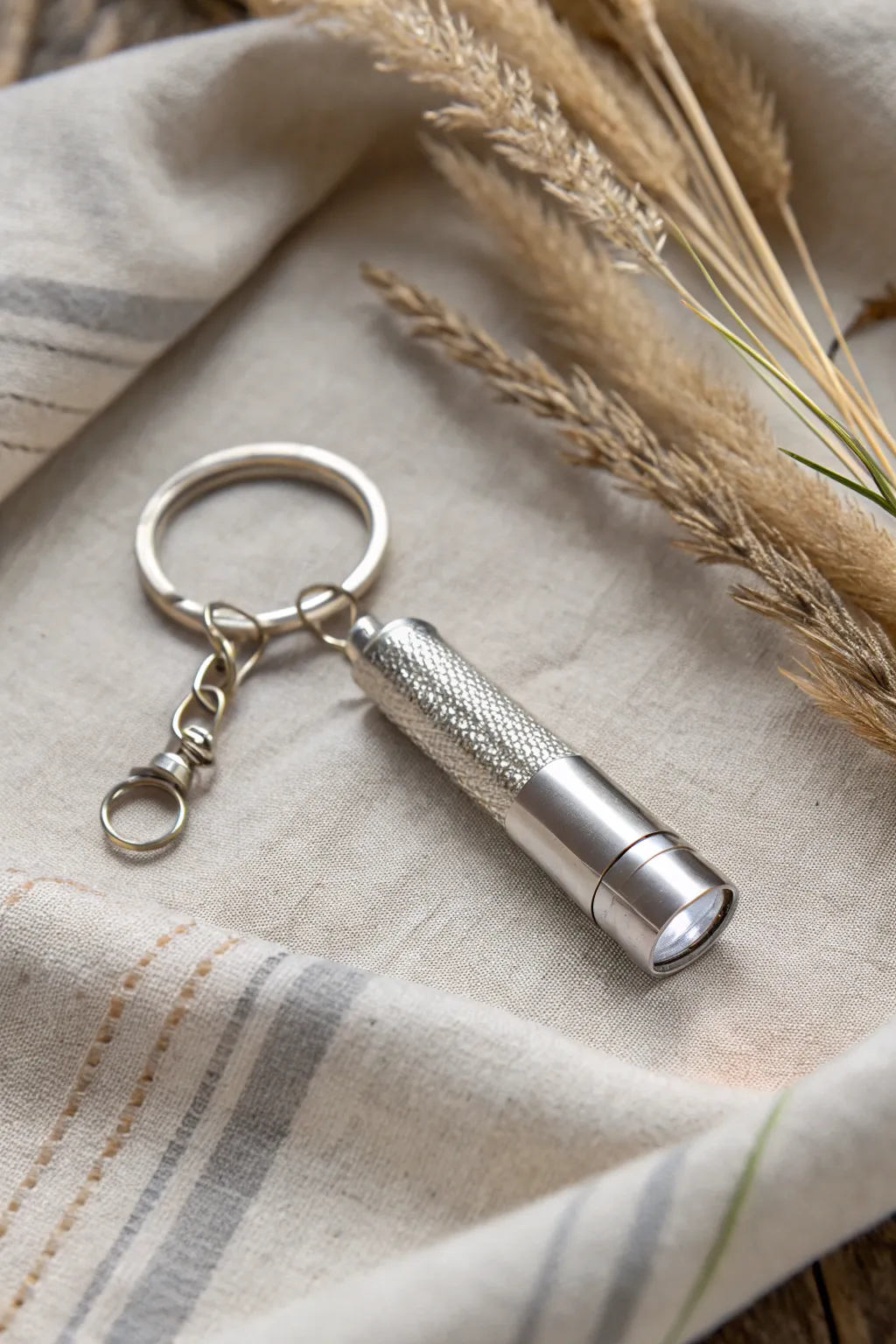 Illuminate your way with style: A minimalist keychain that's as practical as it is beautiful.