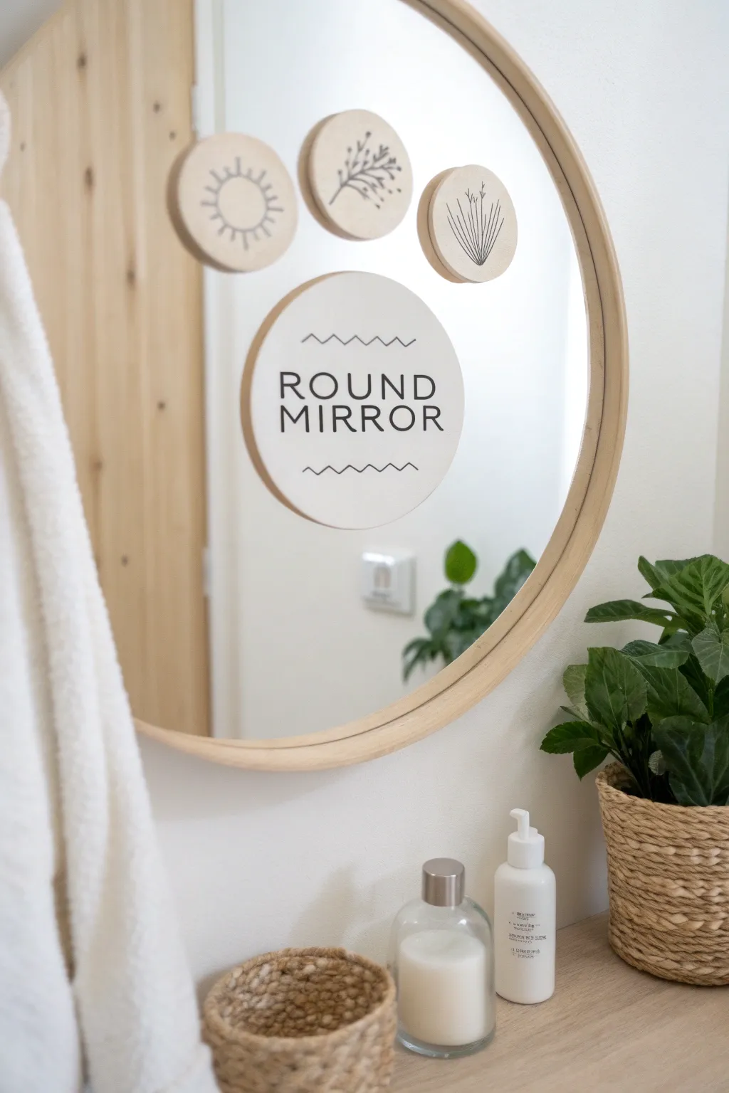 Start your day with a reflection of positivity and elegance. #MirrorMessages #ScandiStyle
