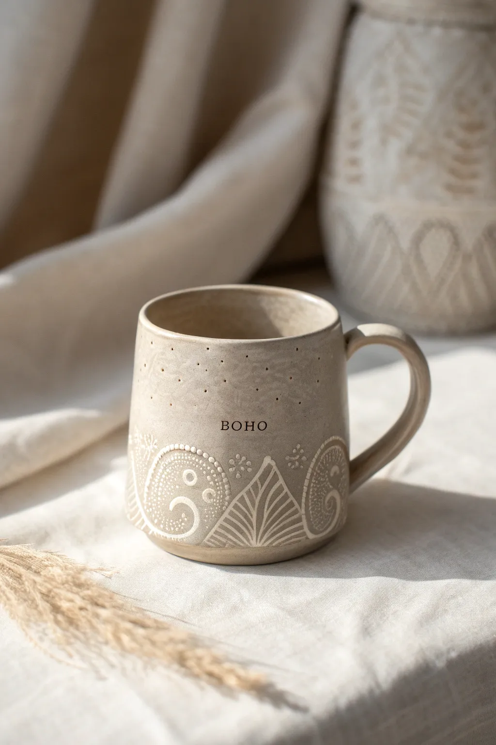 Embrace personalized perfection with this bespoke clay mug, where simplicity meets artistry.