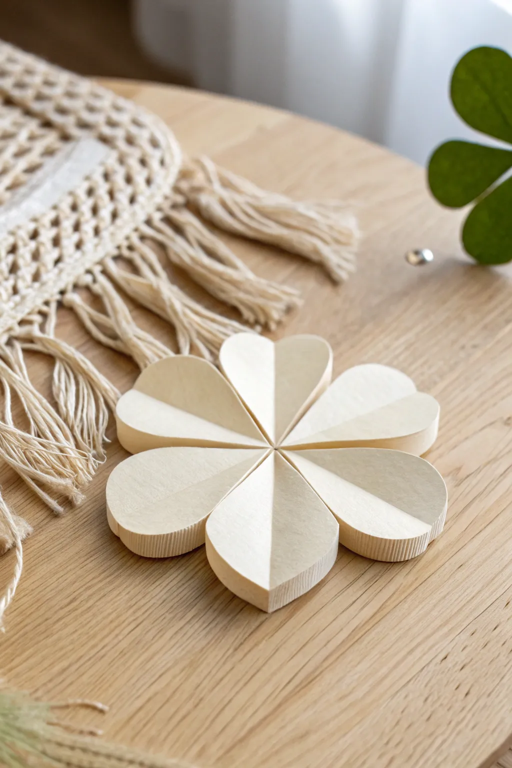 Discover the beauty of simplicity with elegant paper folding clovers. Perfect for introducing kids to the joy of origami.