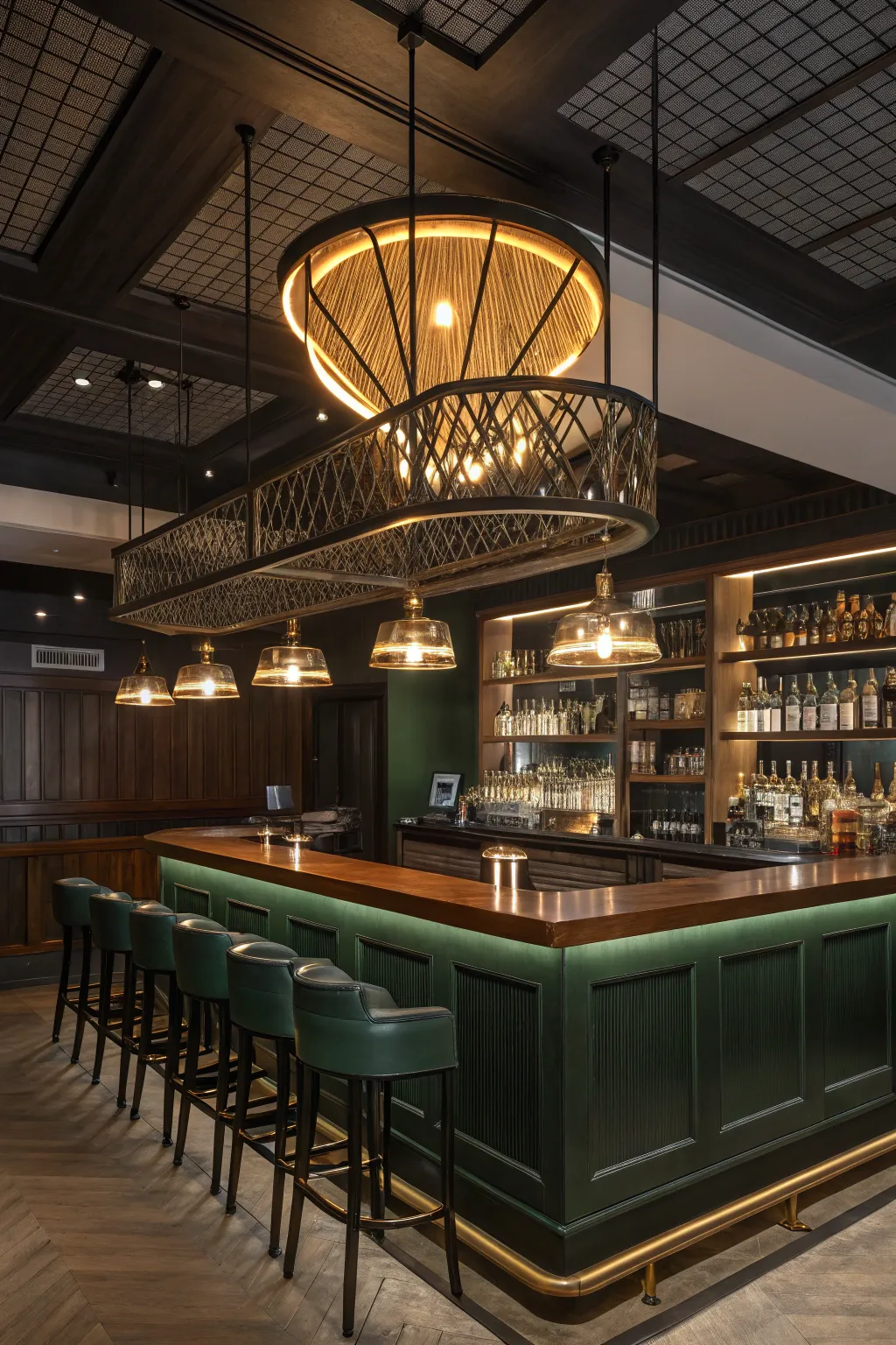 Set the mood with creative lighting solutions that transform your bar's atmosphere. 💡 #LightingDesign #MoodSetter