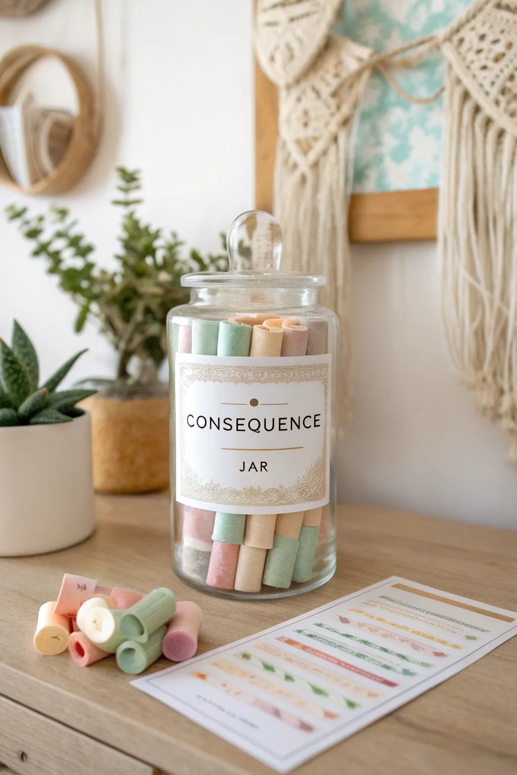 Organize with elegance: Discover beautifully crafted consequence jar templates for your minimalist home.