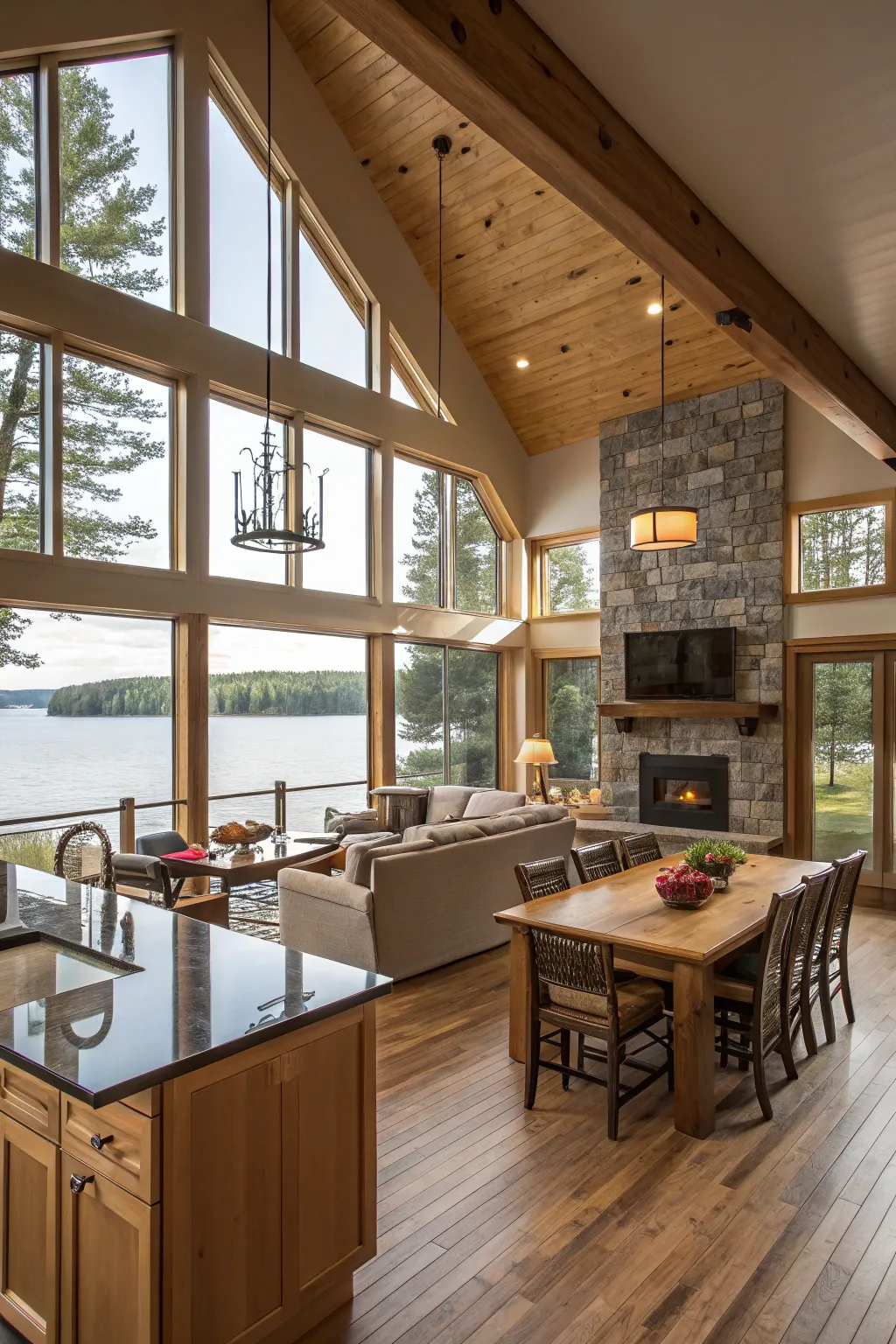 A fluid open-plan layout for easy living.