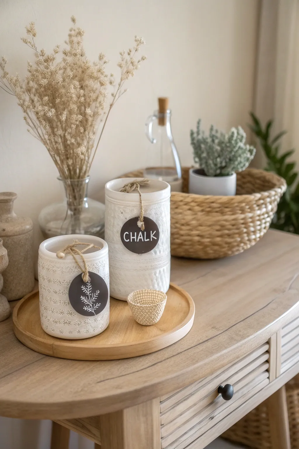 Transform your craft space with personalized touches that blend simplicity with natural beauty.