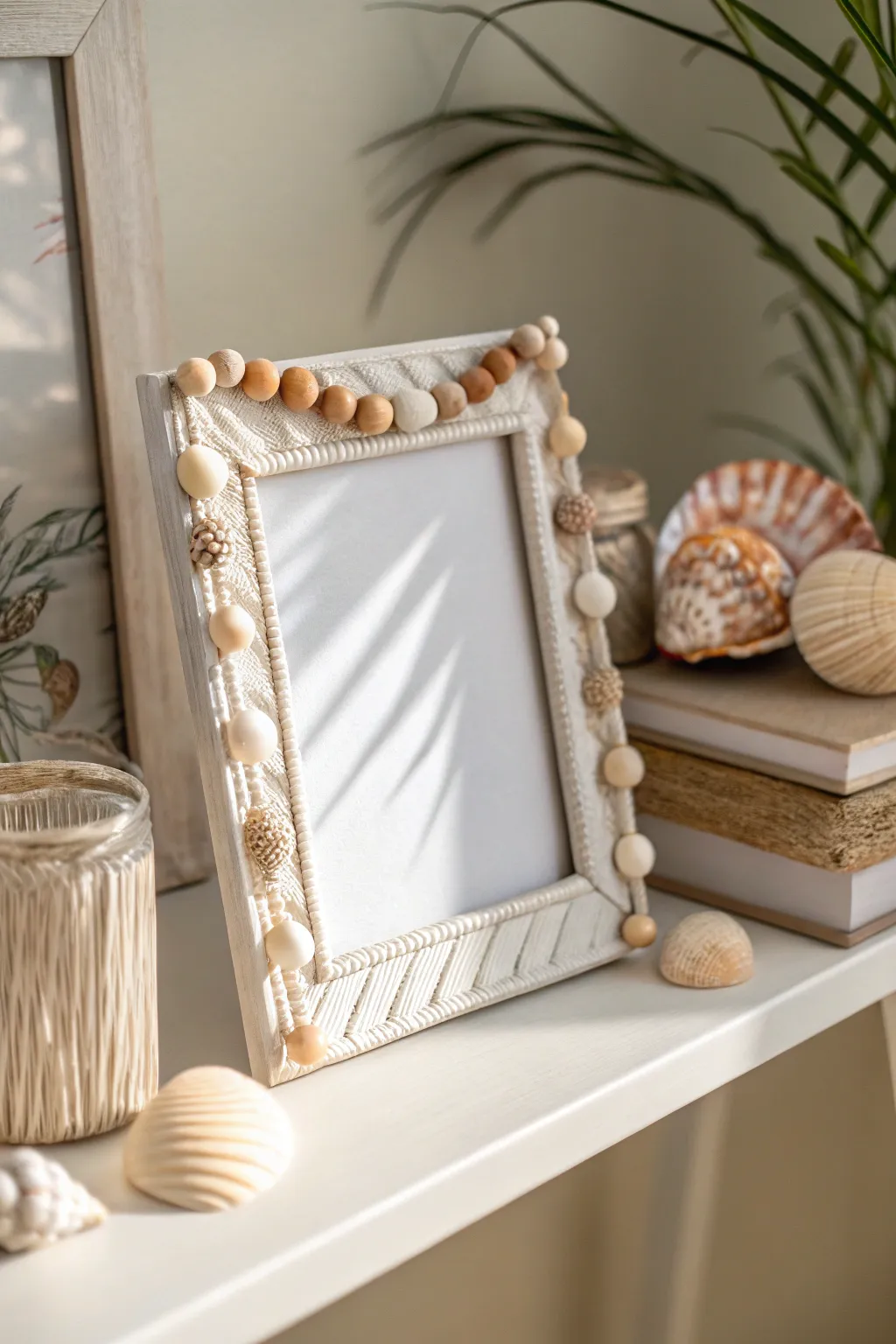 Craft your memories with elegance: a DIY photo frame that blends natural beauty with minimalist style.