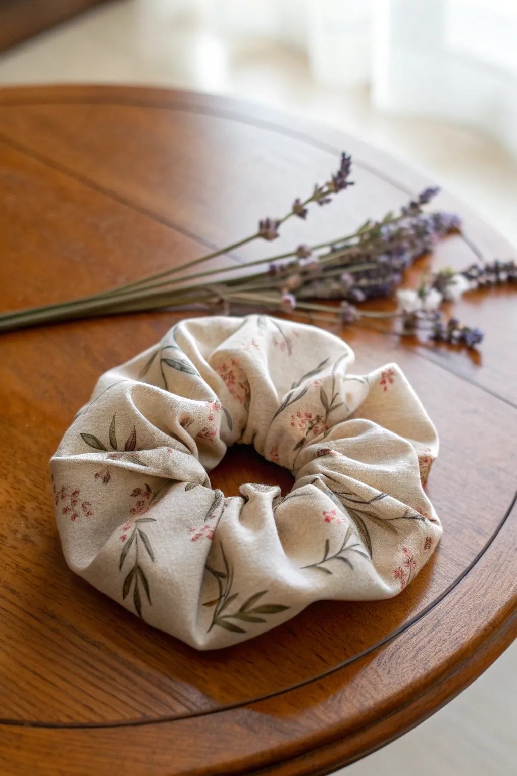 Embrace nostalgia with a touch of boho charm—handcrafted fabric scrunchies for your next market find.