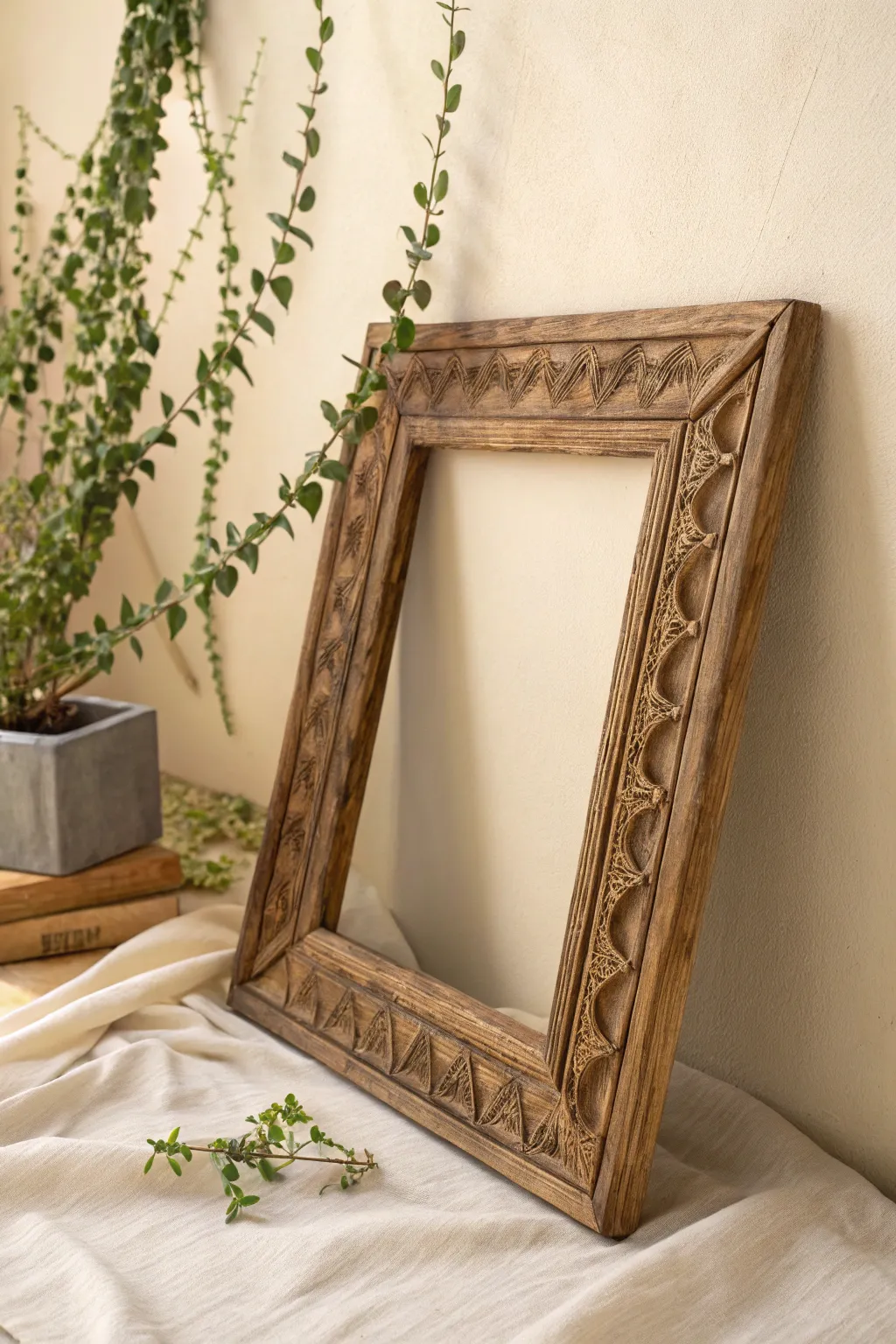 Capture memories in style with handcrafted frames that blend simplicity and natural beauty.