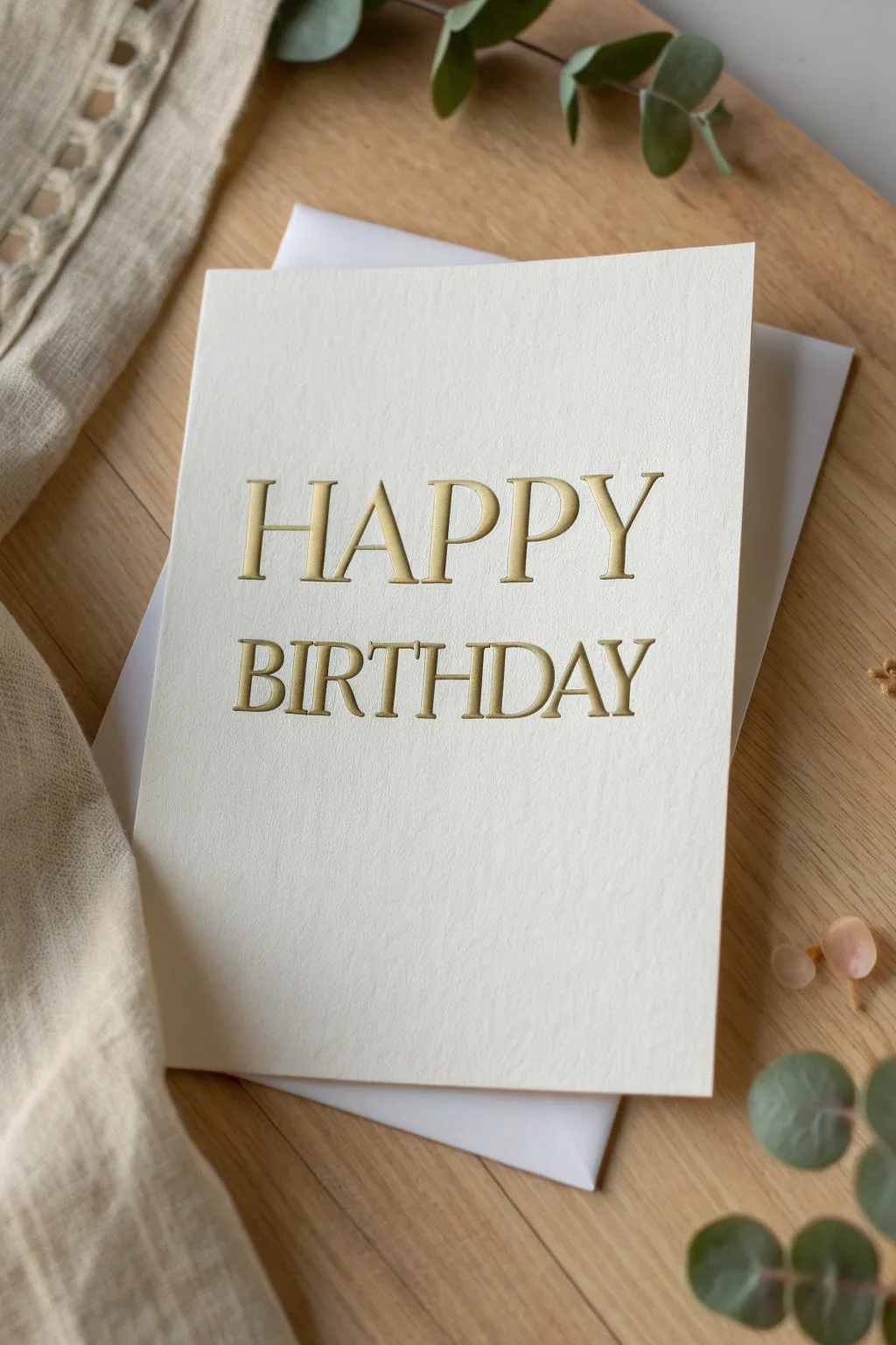 Bold and Beautiful: Make a statement with typography that speaks volumes. #MinimalistDesign #BirthdayWishes